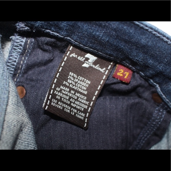 Seven For All Mankind Bootcut Jeans Size 27 - Picture 4 of 8